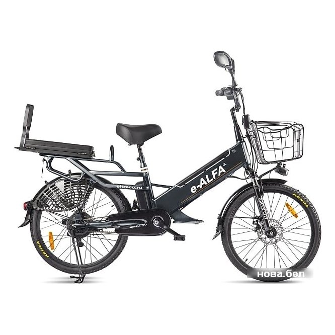 Электровелосипед Eltreco Green City E-Alfa GL 2021 (черный) заказать