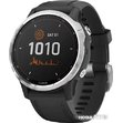 Умные часы Garmin Fenix 6 Solar 42 мм (серебристый/черный)