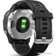 Умные часы Garmin Fenix 6 Solar 42 мм (серебристый/черный)