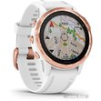 Умные часы Garmin Fenix 6s Pro (розовое золото/белый)