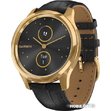 Гибридные умные часы Garmin Vivomove Luxe (золотистый/черный)