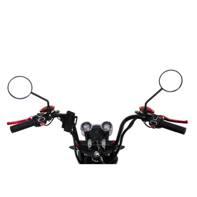 Электроскутер Citycoco Chopper IKINGI (карбон) заказать