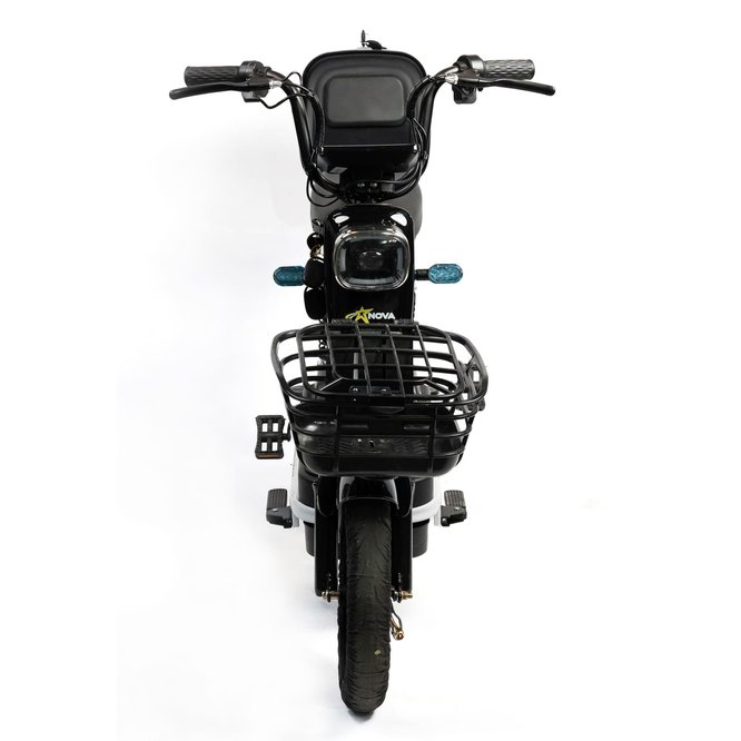 Электроскутер NOVA EC02 графит (с задним кофром) заказать