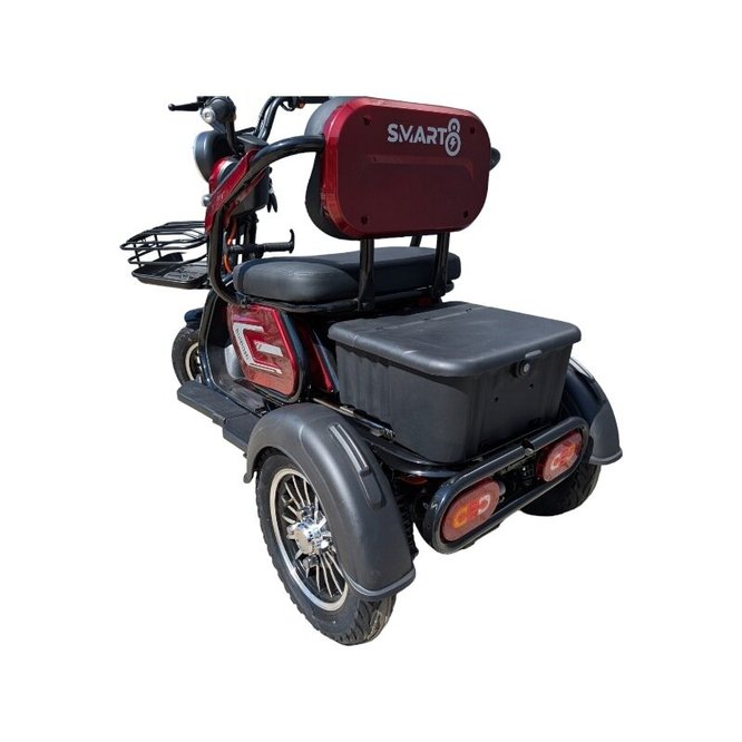 Электротрицикл Smart8 Bulbash (чёрный) заказать