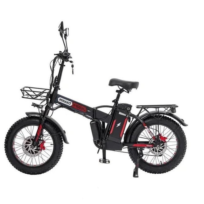 Электровелосипед Minako F10 Dual Pro 20 Ah 2025 (красный) заказать