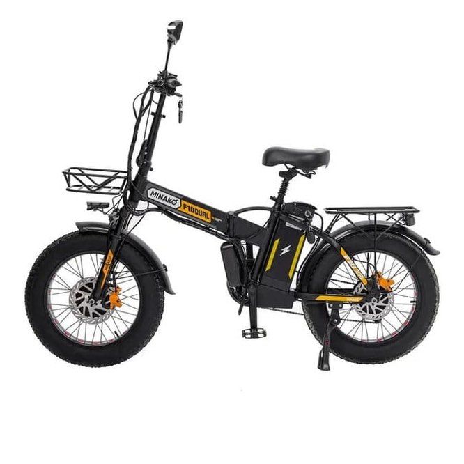 Электровелосипед Minako F10 Dual Pro 20 Ah 2025 (жёлтый) заказать