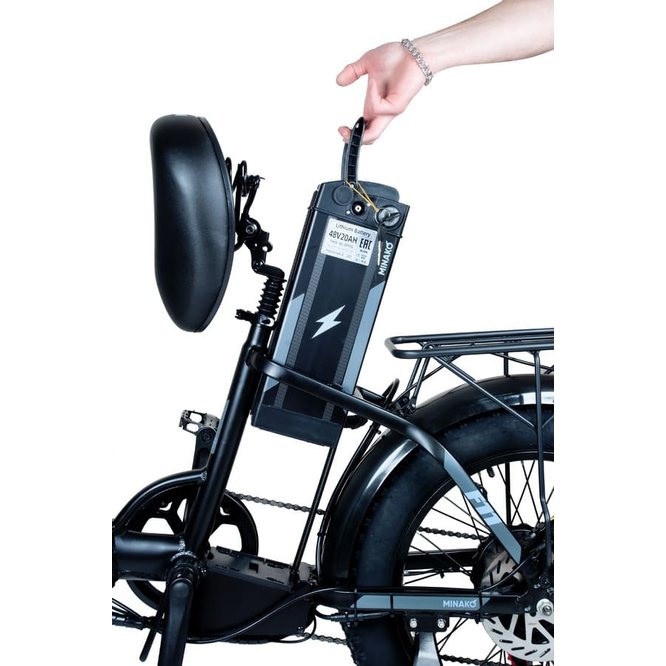 Электровелосипед Minako F11 Pro (чёрный) заказать