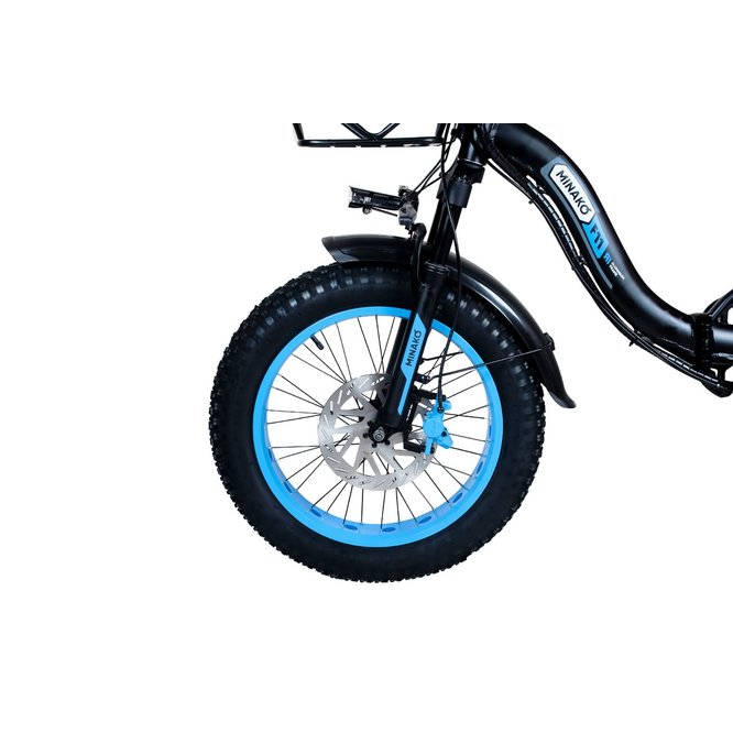 Электровелосипед Minako F11 Pro (синий) заказать