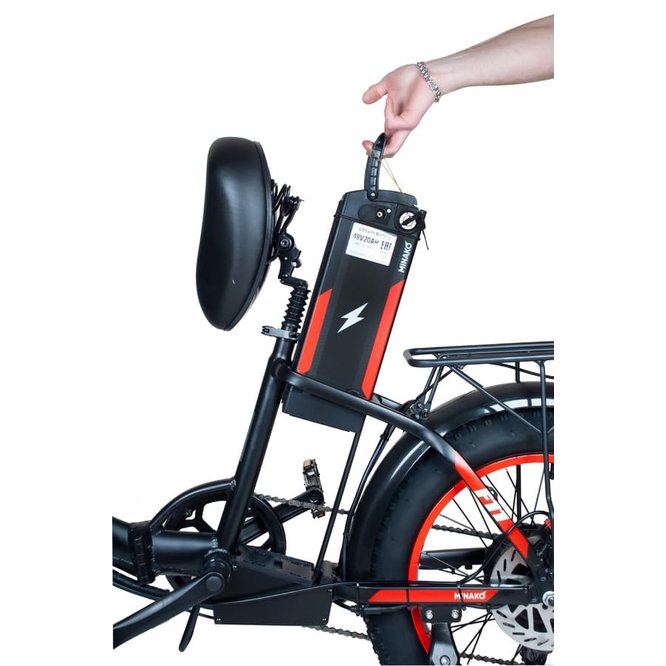 Электровелосипед Minako F11 Pro (красный) заказать