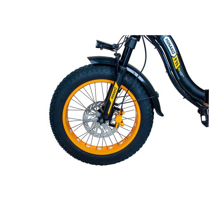 Электровелосипед Minako F11 Pro (жёлтый) заказать