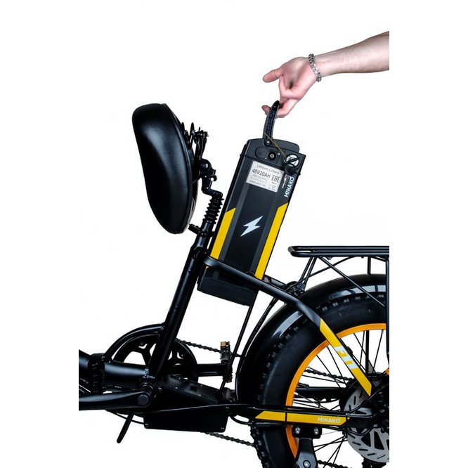 Электровелосипед Minako F11 Pro (жёлтый) заказать