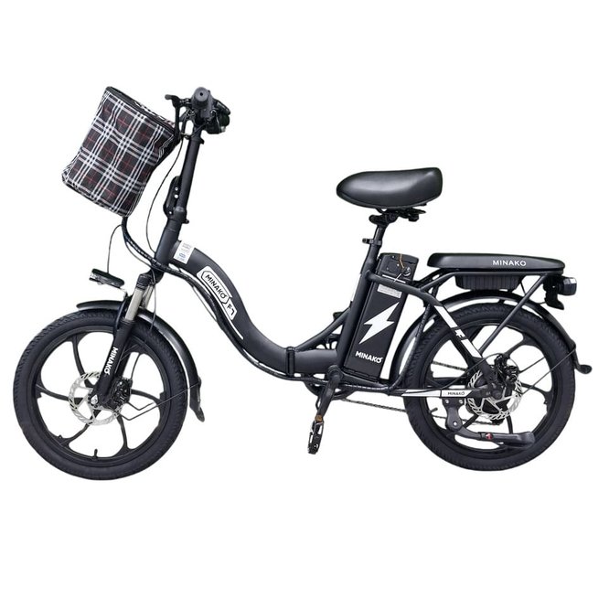 Электровелосипед Minako F7 (чёрный) заказать