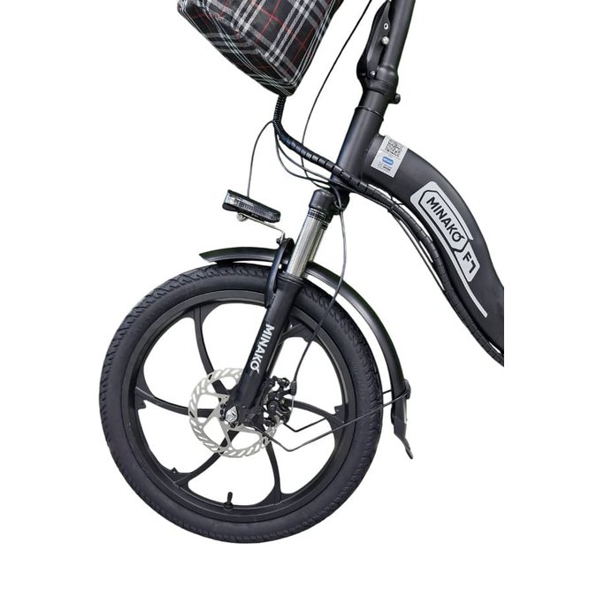 Электровелосипед Minako F7 (чёрный) заказать