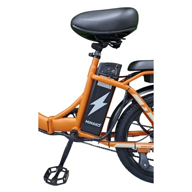 Электровелосипед Minako F7 (оранжевый) заказать