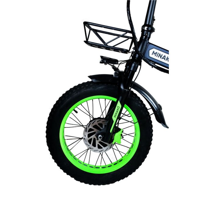 Электровелосипед Minako F10 Dual Pro 15 Ah (зелёный) заказать