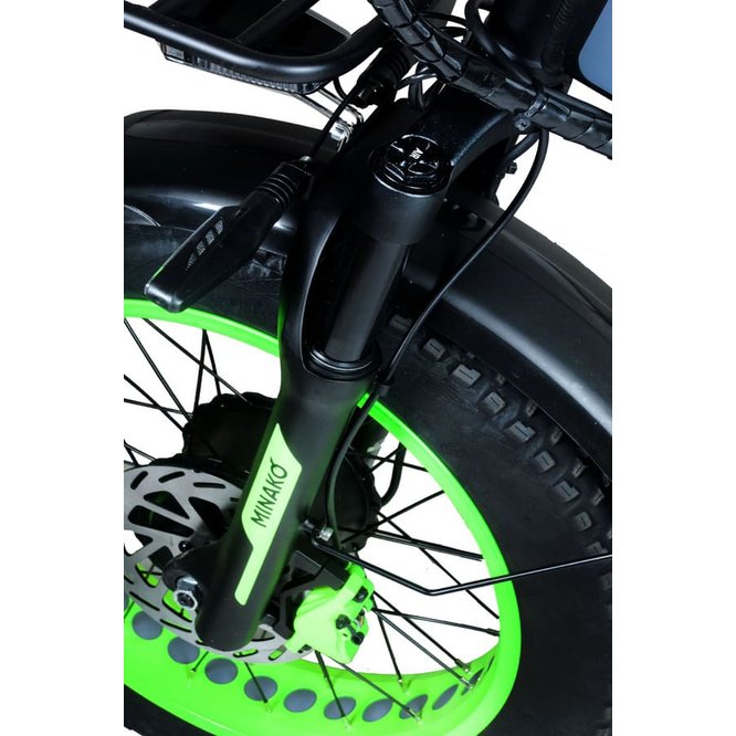 Электровелосипед Minako F10 Dual Pro 15 Ah (зелёный) заказать