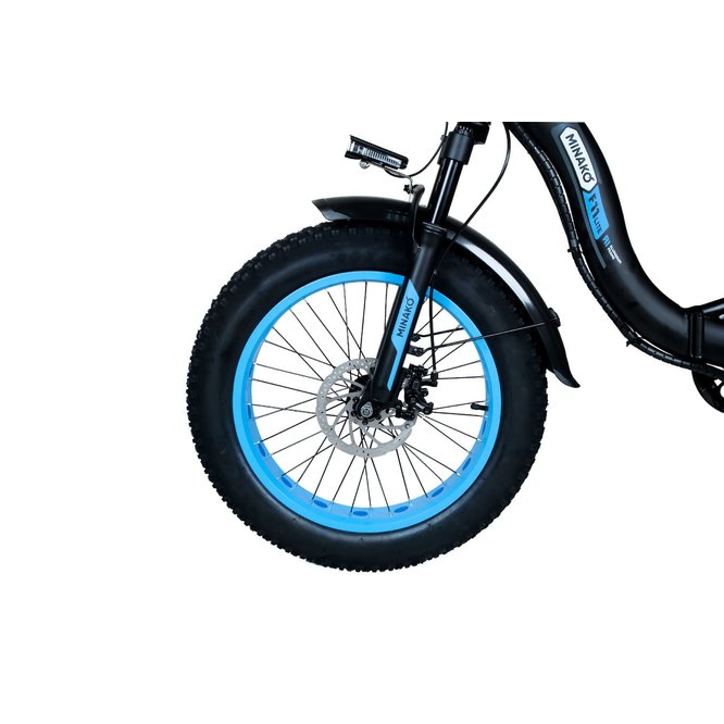 Электровелосипед Minako F11 Lite Pro 20 Ah (синий) заказать