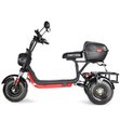 Электроскутер White Siberia Trike Mini 1500W (черный)
