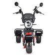 Электроскутер White Siberia Trike Mini 1500W (черный)